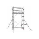 Geruest experten - echafaudage roulant alu - montage facile - hauteur de travail max 3. 90m - 7120022 ...