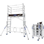 Tubesca comabi ? �chafaudage roulant t�lescopique 3, 80 m ? charge maximale 200 kg / m� ? montage rapide ...