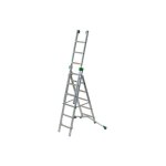 Echafaudages stphanois - echelle transformable 3 plans 9 + 10 + 10 barreaux - longueur max. 7. 20m - ...