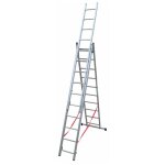 Echafaudages stphanois - echelle universelle 3 plans adaptable aux escaliers 3 x 10 marches