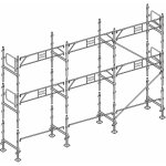 Echafaudages stéphanois - echafaudage façadier 60 m² garde - corps Echafaudages stéphanois - echafaudage façadier 60 m² garde - corps