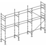 Echafaudages stphanois - echafaudage faadier 60 m lisses