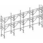 Echafaudages stéphanois - echafaudage façadier 78 m² garde - corps sécurité ags78 Echafaudages stéphanois - echafaudage façadier 78 m² garde - corps sécurité ags78