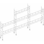 Echafaudages stphanois - echafaudage spcial faitage 7m x 9 m 51 - 9 galvanis