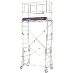 Echafaudage t�lescopique x'tower 4. 80 m + kit embarq offert tubesca c