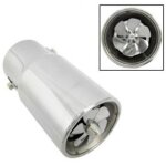 chappement rond tuyau d'chappement sportif silencieux voiture tuning acier chrom