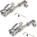 D'chappement sifflet, 2 pcs turbo simulateur, silencieux universel voiture, sifflet d'chappement universel ...