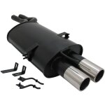 Echappement sport bmw e46 (346l / c) - sortie double