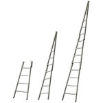 Echelle 3 plans laveur de vitres tubesca comabi l�g�re en aluminium, 3 parties emboitables, 10 marches, ...