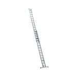 Escalux - echelle aluminium semi - pro coulissante  corde 2x15 haut travail 8 m