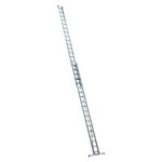 Escalux - echelle aluminium semi - professionnelle coulissante  corde 2x19 haut travail 9, 88m ec