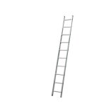Echelle aluminium simple e'le'ment 10 marches h 283 cm barreaux section carre'e et pied montant infe'rieur ...