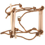 �chelle de corde en bois 5 �chelons - jouet sportif ext�rieur pour enfants, �quipement de fitness et ...