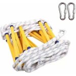 �chelle de corde d'�vacuation de feu 3 m ? r�sistante aux flammes ? mousquetons en acier inoxydable ? ...