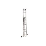 Echelle coulissante � corde 2 plans - 2x16 barreaux - longueur de 8. 30m - sve - sce2rf16