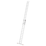 Hailo - echelle coulissante  main 2 plans 2x15 chelons en aluminium 7, 6m / 8, 4m profistep duo