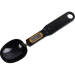 �chelle � cuill�re, balance de cuisine � la maison, anglais 500g / 0. 1g, noir