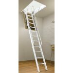 Echelle direct - echelle escamotable acier 2. 65 � 3. 00m - tr�mie 180 x 90 cm - aci - tre300 / 180 - ...