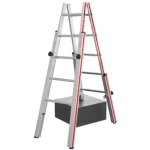 Hymer - chelle double aluminium pour escaliers - 2x5 marches Hymer - chelle double aluminium pour escaliers - 2x5 marches