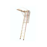 Matisre - echelle escamotable bois - ouverture du plafond de 60 x 120cm - lwl60120 - 2