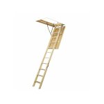 Echelle escamotable bois - ouverture du plafond de 70 x 120cm - lws70120 - 2