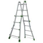 Echelle direct - facal - chelle aluminium multipostions tlescopique - hauteur d'accs dplie 4, 35m ...