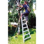 Leiter experten - echelle fruiti�re 12 barreaux sans pointe - hauteur max travail 4. 00m - sca1969s / ...