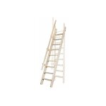 Matisre - echelle de meunier : 55cm de large - couleur : bois naturel - 1 rampe - msp / bn