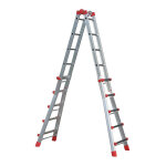 Hailo - echelle pliable multifonction t�lescopique 4x5 �chelons 4, 8m / 5, 7m profistep multi