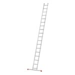 Echelle simple 18 chelons 5, 1m / 6m en alu professionnelle hailo profistep uno