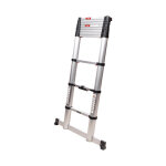 Echelle t�lescopique premium + 3, 2 m, 11 �chelons, aluminium, din en 131 - 6, �chelle chantier, �chelle ...