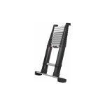 Echelle tlescopique 3. 50m avec barre stabilisatrice - 11 marches 50mm - hauteur de travail max. 4. ...