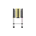 �chelle t�lescopique aluminium 4. 4m �chelle multifonction pliable portable charge 150kg argent naizy ...