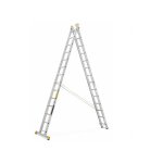 Matis�re - echelle transformable 2x10 barreaux - longueur max. 4. 96m - sol plat - 8510