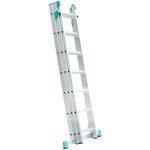 Alve - echelle transformable 3 plans 3x7 barreaux - longueur max. 3. 99m - 7607 / mkt / mmd