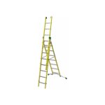 Echelle transformable 8 + 9 + 9 barreaux - hauteur à atteindre 5. 80m - v290 - 3 Echelle transformable 8 + 9 + 9 barreaux - hauteur à atteindre 5. 80m - v290 - 3