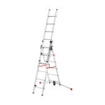 Hailo - chelle 3 plans transformable profilot, alu professionnelle, 3x6 marches, 4, 70m, position escabeau ... Hailo - chelle 3 plans transformable profilot, alu professionnelle, 3x6 marches, 4, 70m, position escabeau ...