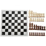 �chiquier pliant avec 32 pi�ces, jeu d'�checs portable id�al pour f�tes et voyages