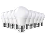 Eclairage design - lot de 10 ampoules led b22 11w eq 75w temp�rature de couleur: blanc chaud 2700k