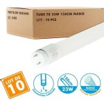Eclairage design - lot de 10 tubes t8 led 150cm 24w connexion latérale température de couleur: blanc ... Eclairage design - lot de 10 tubes t8 led 150cm 24w connexion latérale température de couleur: blanc ...