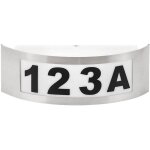 �clairage pour num�ro de maison 1xe27 innsbruck chrome satin� 8749 rabalux