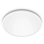 Philips - plafonnier led superslim sceneswitch 15w, 3 ambiances, rond, 3x25x25 cm, 4000k, 1500 lumen, ...