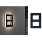 Paulmann 79849 eclairage solaire pour num�ro de maison 0. 20 w blanc chaud noir