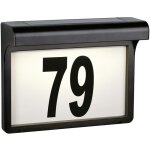 Eclairage solaire pour num�ro de maison paulmann 95388 0. 05 w blanc chaud noir