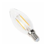 Blanc neutre - ampoule filament led transparent - e14 - b35 - 2, 5 w - smd epistar - ecolife lighting ...