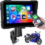 �cran carplay sans fil pour moto, 5 pouces carpuride moto � �cran tactile, ip67 �tanche avec android ...