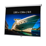 Ecran de projection manuel 2, 80 x 1, 58m - format 16:9