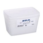 Lot 2 boites rectangulaire 1, 25l compatible micron ondes eda