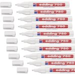 Edding - stylo feutre blanc pour pneu x10
