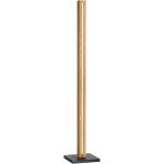 Edishine - lampadaire led salon en bois, 3000k, dimmable, interrupteur � pied